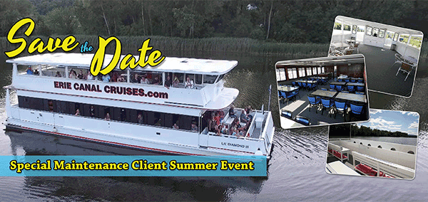 Special Maintenance Client Summer Event @ Erie Canal Cruise